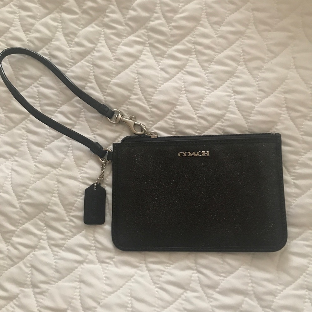Coach Glitter Wristlet